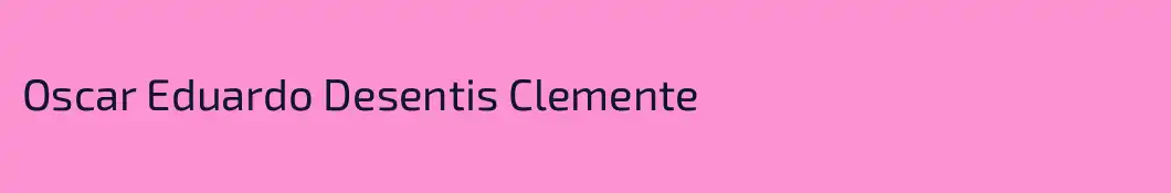 Oscar Eduardo Desentis Clemente